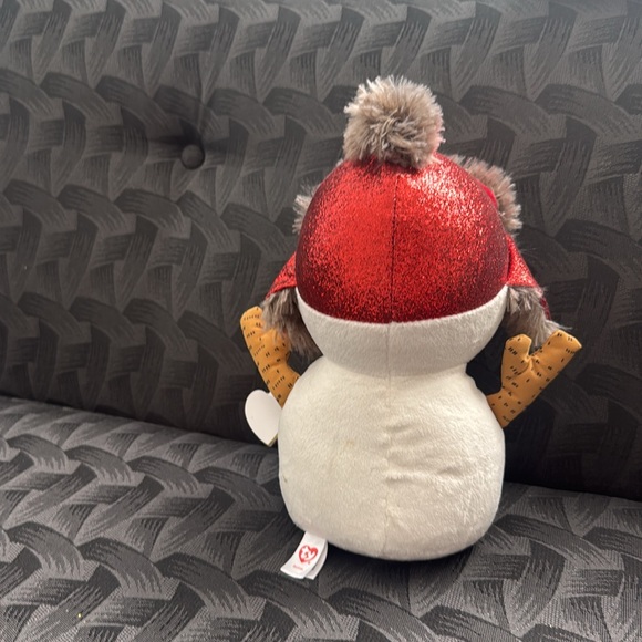 TY Beanie Boos dreams big eyed Buttons the snowman Christmas holiday winter - Picture 2 of 9